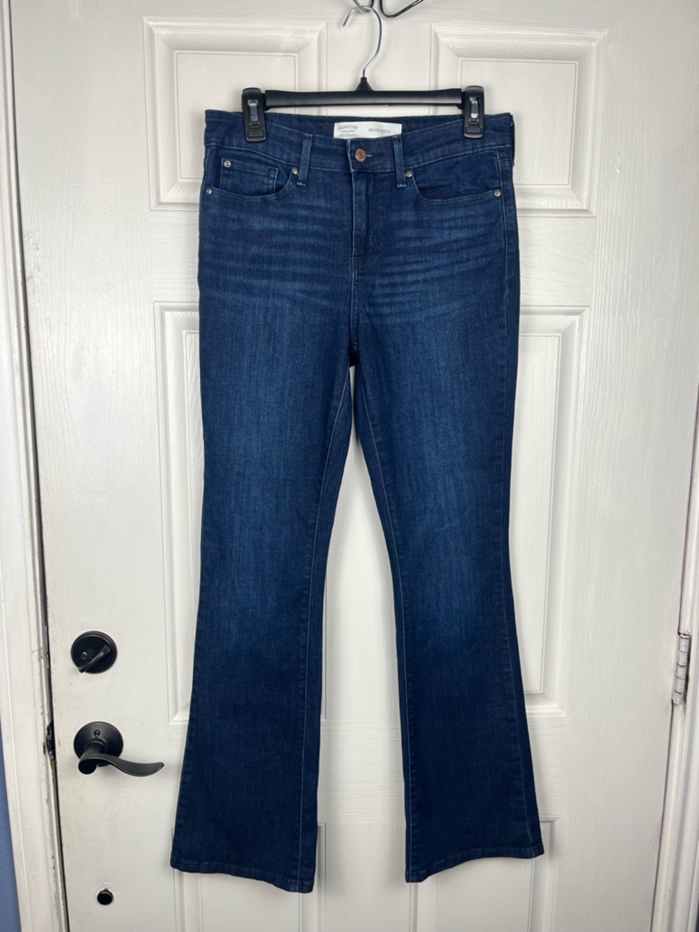 Bootcut Signature by Levi Strauss Dark Indigo Jeans Size 28 Y2K Western